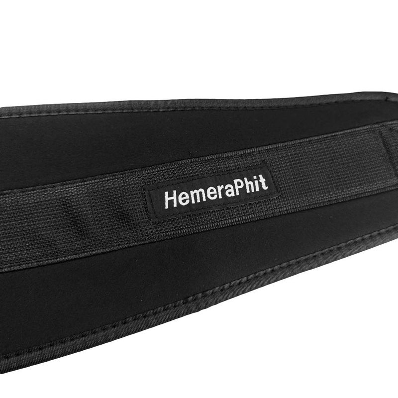 HemeraPhit Pull-up Belt Weighted Dip Belt with Chain Double D-ring Weightlifting Back Support Strap Home Gym Equipment Waist Belt (Double D-ring) - Image 3